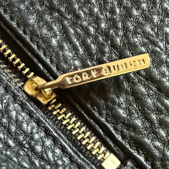 Tory Burch Flap Black Crossbody Bag with Gold Hardware - Picture 4 of 16